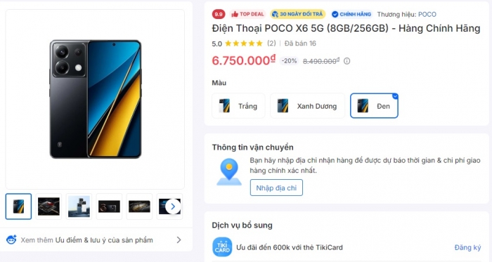 poco x6 5g 3