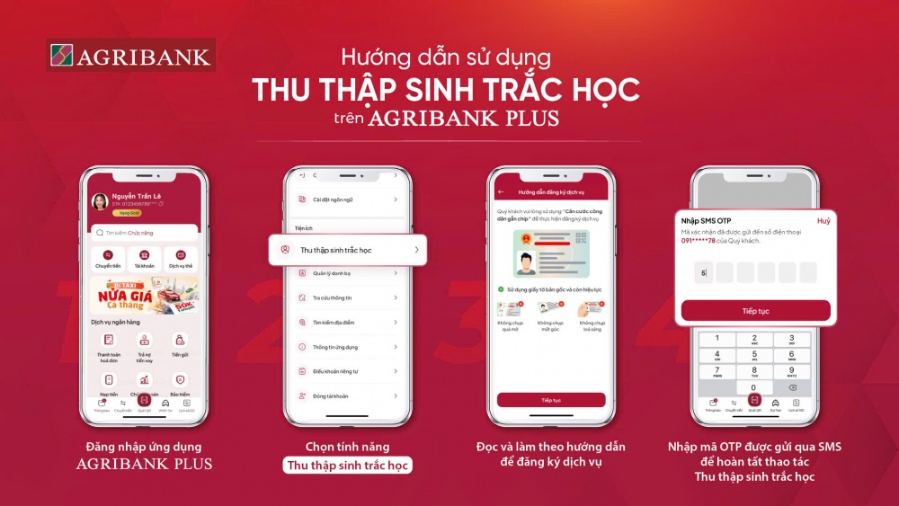 Thu thập sinh trắc học để rinh iPhone 16 cùng Agribank Plus